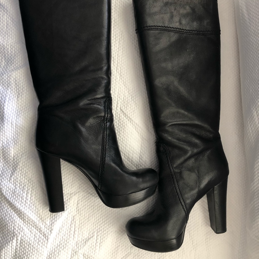 Vince Camuto Laird Knee High Black Boots